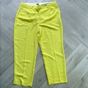 J. Crew Bright Yellow Pants